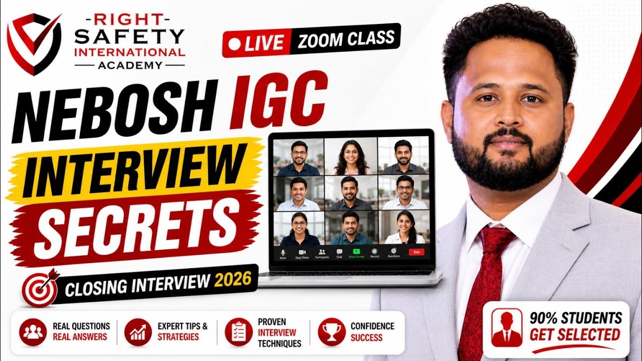 NEBOSH IGC Closing Interview 2026 – 90% Students Yahin Galti Karte Hain! Pass Ka Secret Guide