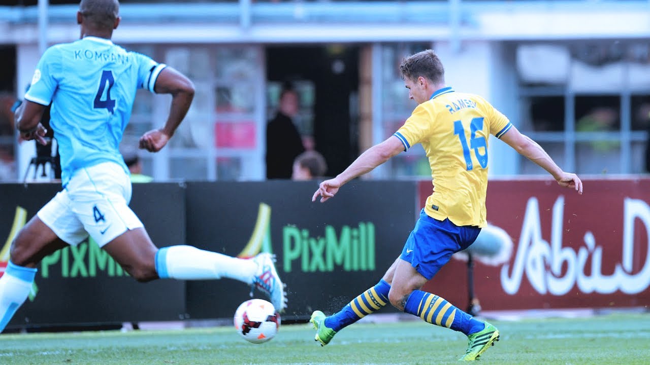 Aaron Ramsey vs Manchester City