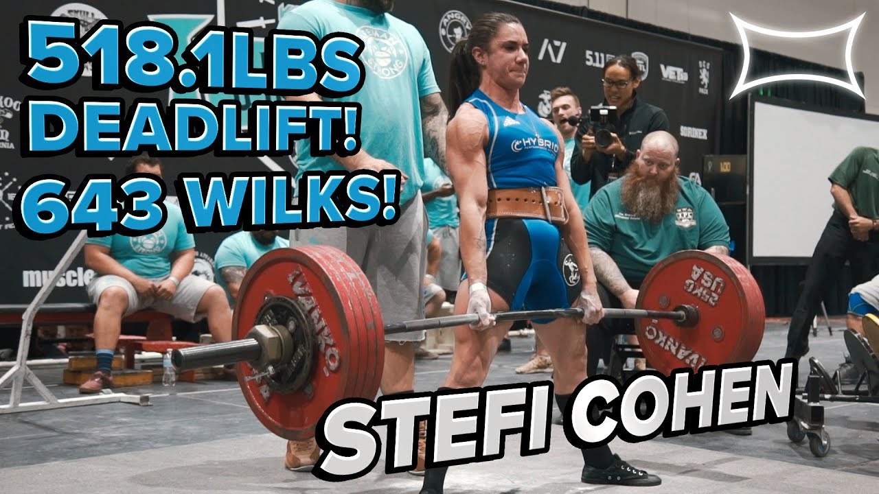 Stefi Cohen All-Time World Record Deadlift @ US Open 2018