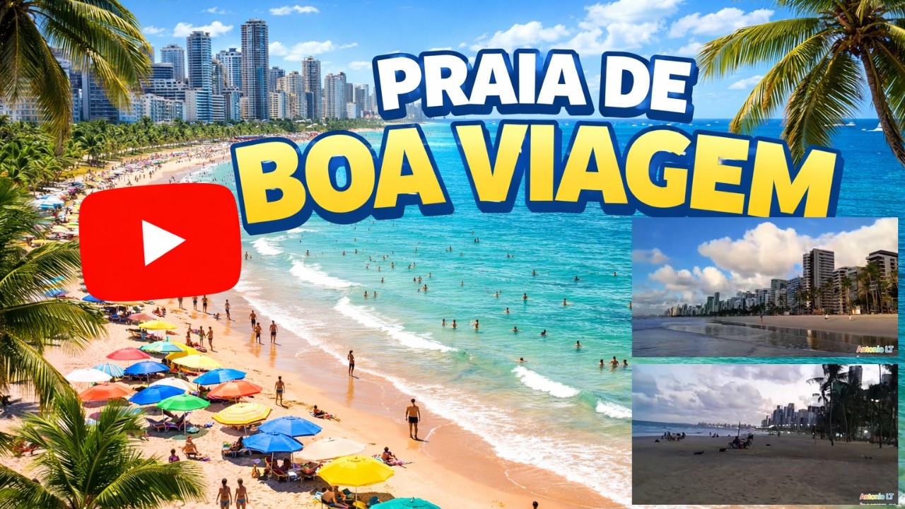 Belíssima Praia de Boa Viagem Recife 