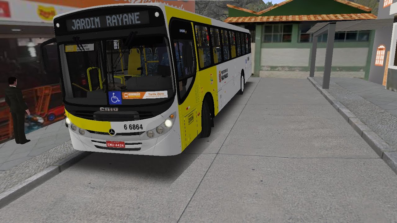 [OMSI-2]CAIO APACHE VIP 2 MERCEDES OF-1722M- MAPA RADIAL-MOTORISTA LOUCO!