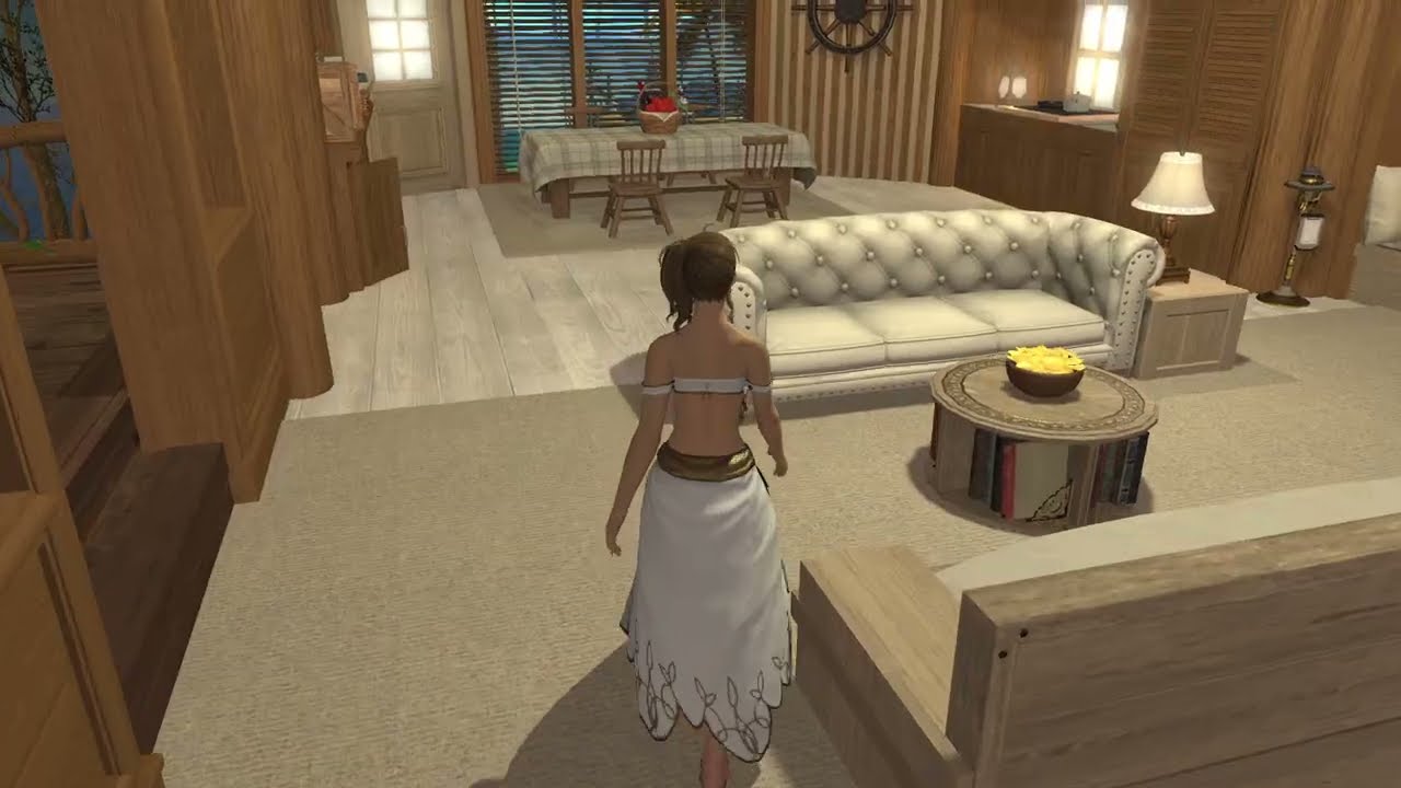 FFXIV House Tour Medium (Beachy & Comfy)