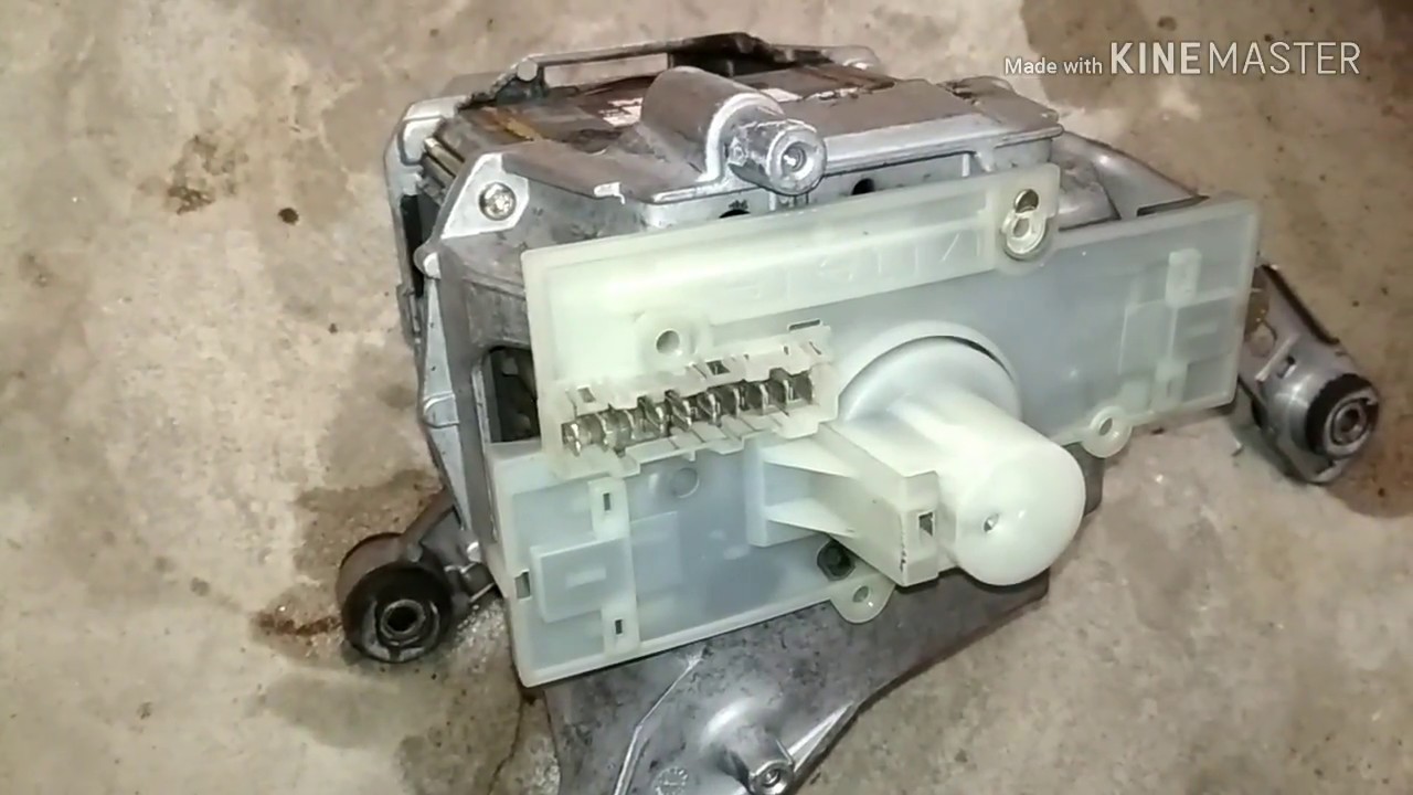 Как снять двигатель со стиральной машины Miele