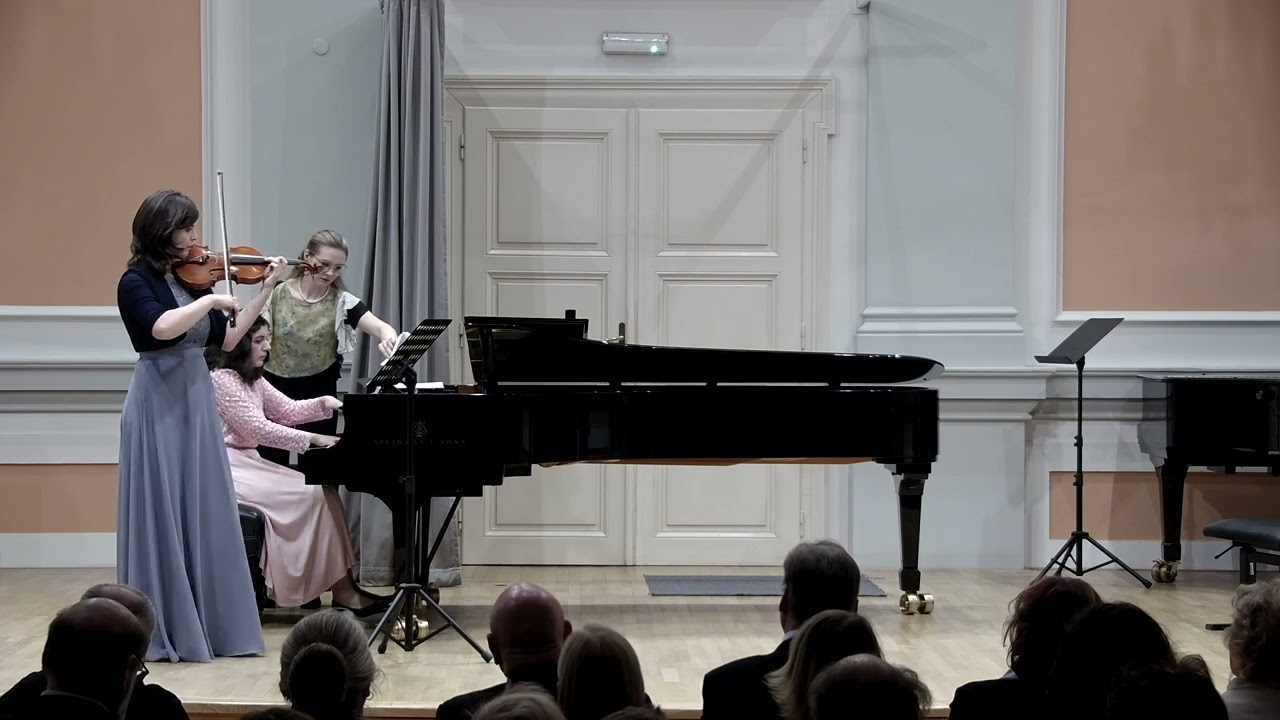 Zdeněk Pololáník: Sonáta pro housle a klavír - Magdalena Graffová, Linda Coganová