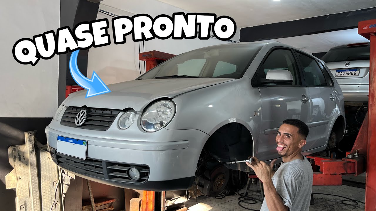 RETA FINAL DO PROJETO DO POLO , MANGUEIRA DE COMBUSTÍVEL PASSADA POR DENTRO E MOTOR ERGUIDO ✅