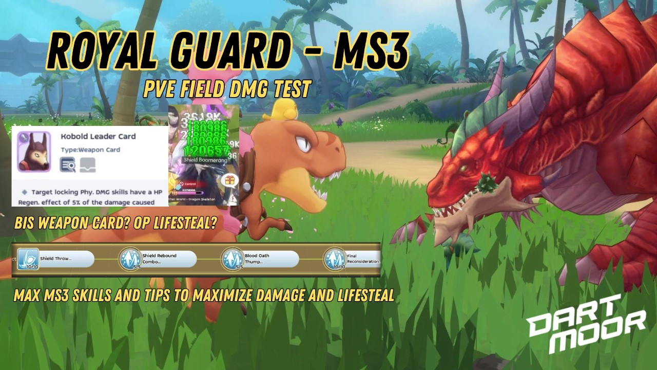 Ragnarok M: Classic - MS3 Royal Guard (RG) PoV - PVE field Damage Test