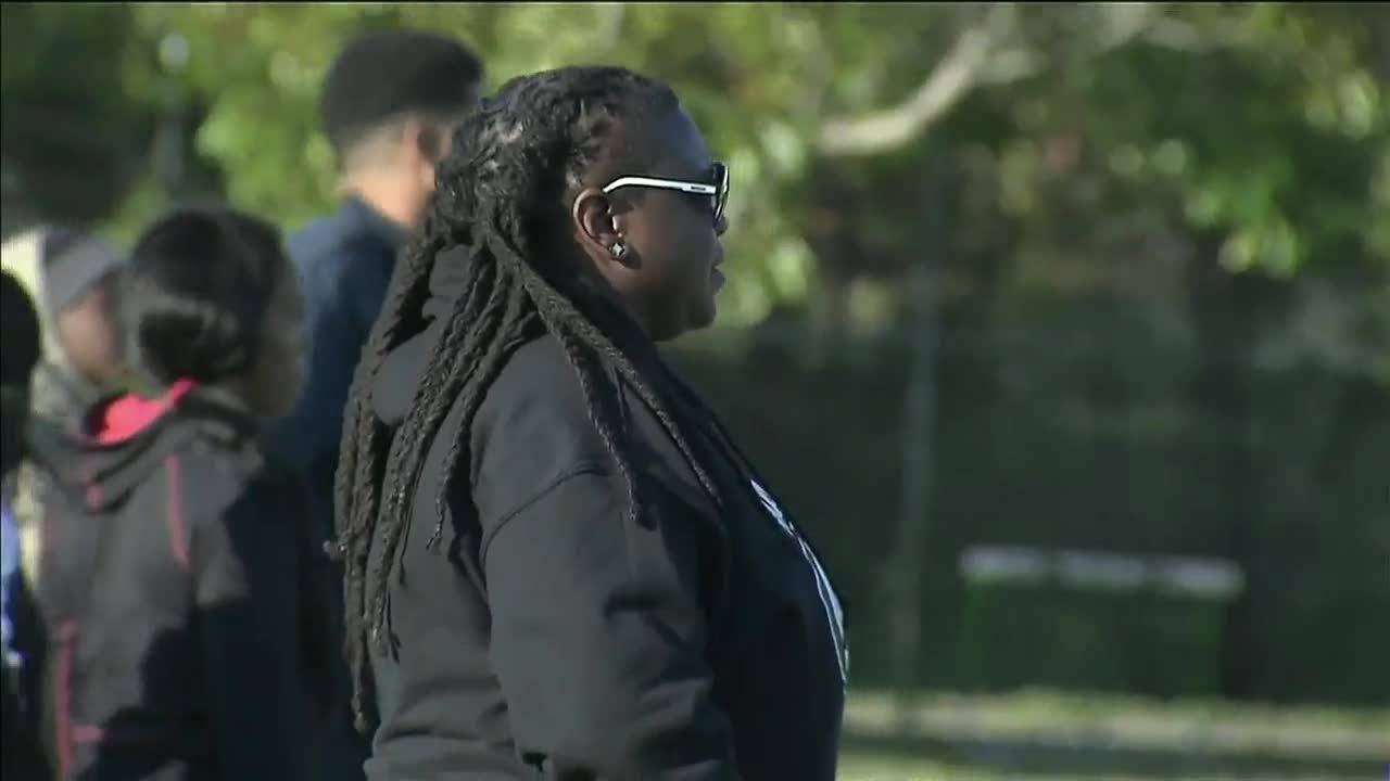 First female high school football coach in South Florida takes field for preseason game