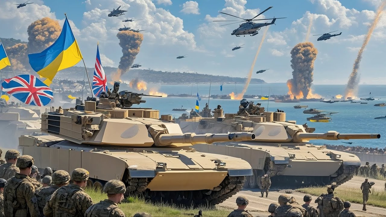 Окружены со всех сторон! 520 единиц бронетехники НАТО и Великобритании уничтожены в жестокой российс