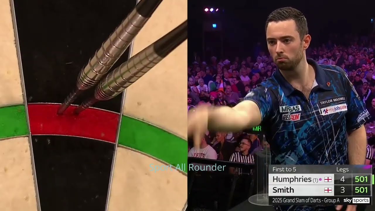 Luke Humphries 9 Darter 2025 Grand Slam of Darts