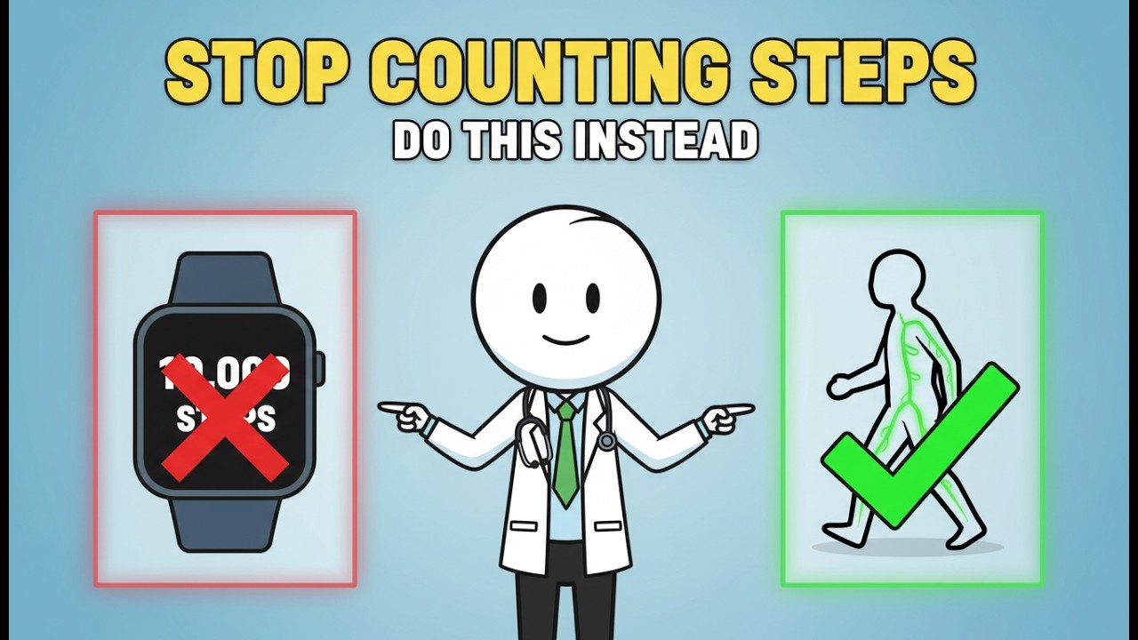 Stop Walking 10,000 Steps — The Science-Backed Way to Walk for Heart Health & Fat Loss
