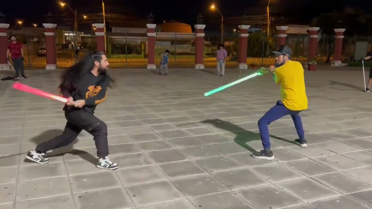 Djem vs Ataru combate de entrenamiento