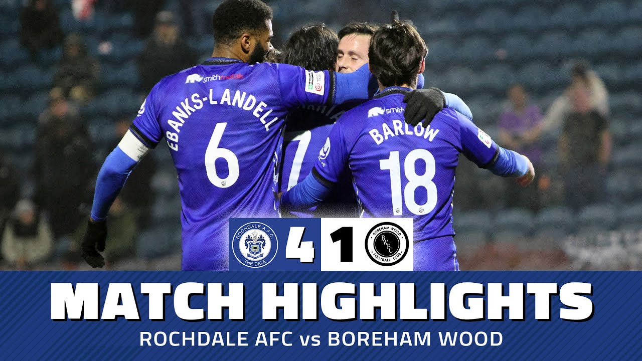Highlights | Dale 4-1 Boreham Wood