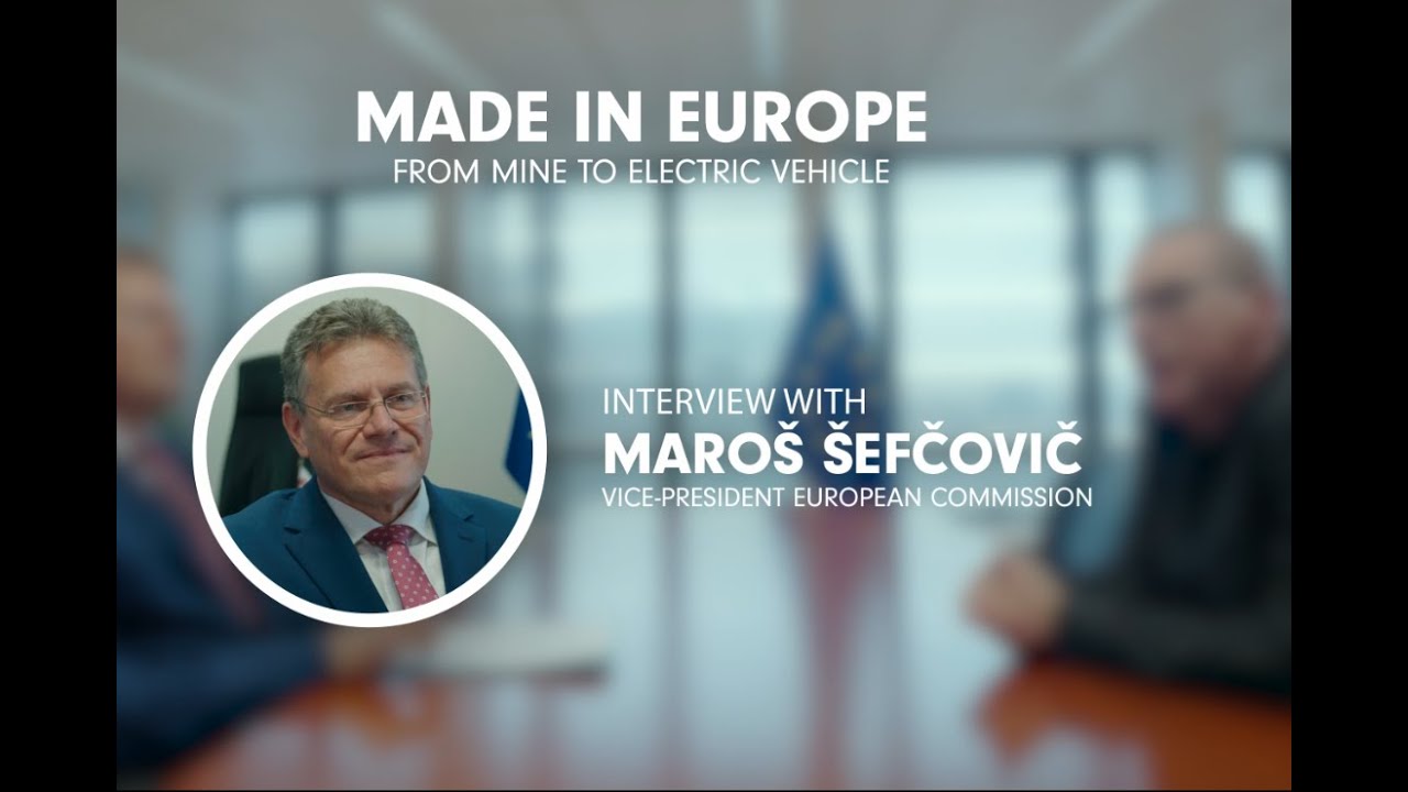 Interview with Maroš Šefčovič about made-in-Europe electric vehicles and the competition with China