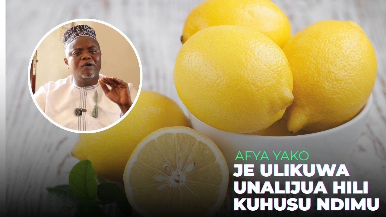 JE ULIKUWA UNALIJUA HILI KUHUSU NDIMU ? SHEIKH YUSUF DIWANI