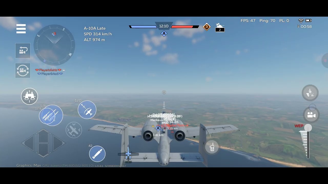 War Thunder Mobile Replay: M163 