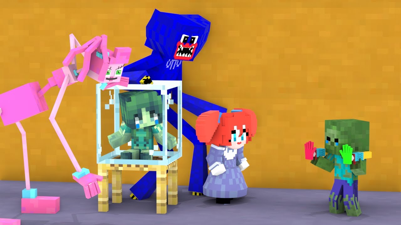 Baby Zombie Girl Need Help - Sad Story - Minecraft Animation