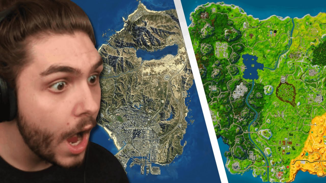 Sennyk4 Reacts to VIDEO GAME MAP SIZES...