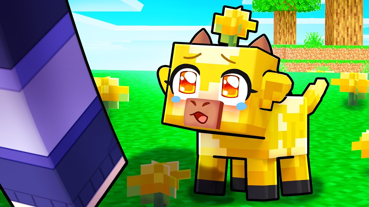 We ADOPTED a HURT MOOBLOOM in Minecraft!