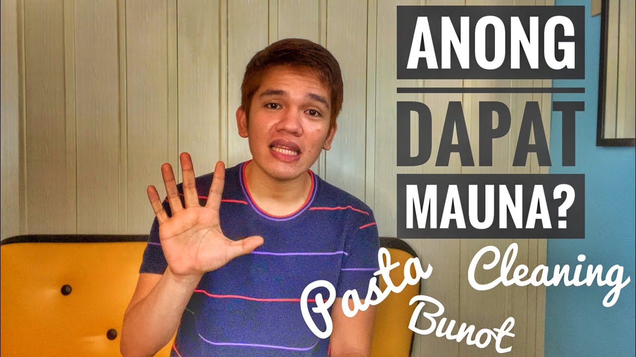 PASTA, LINIS OR BUNOT: Ano bang dapat unahin ipagawa?