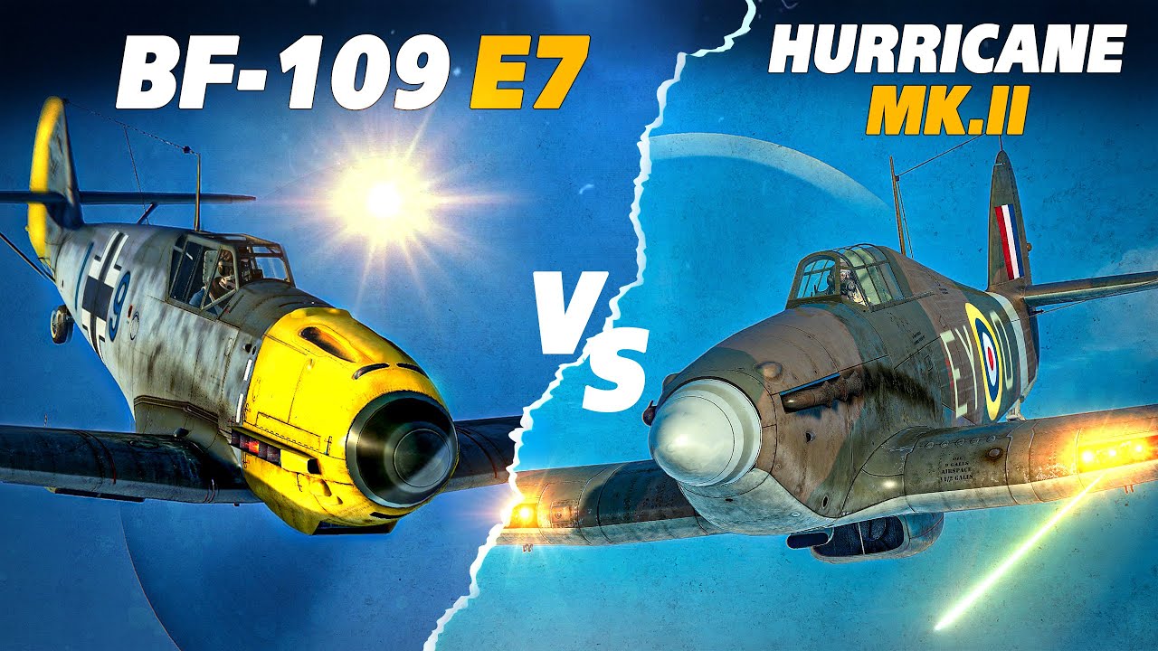 Bf-109 E7 Vs Hurricane Mk.II Dogfight | Battle Of Britain | 1940-1941 | IL-2 | WW2 | WWII