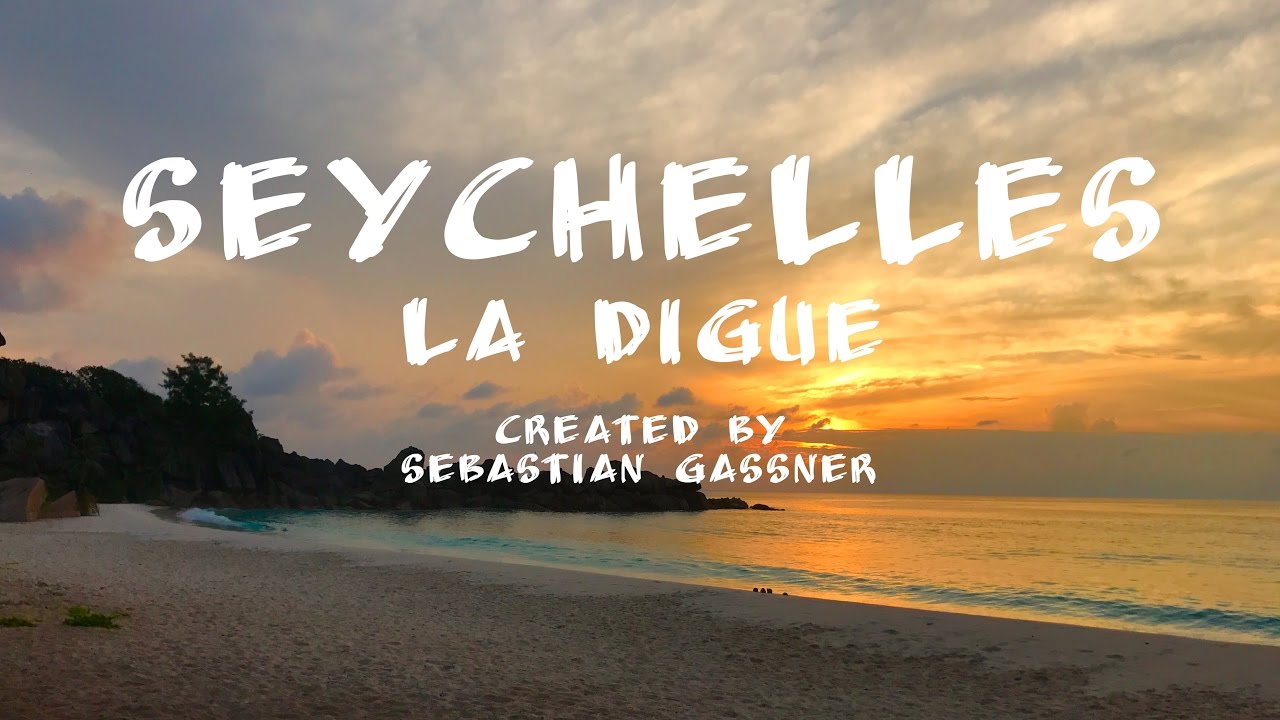 4K - LA DIGUE - COCO ISLAND - SEYCHELLES - Drone Fly - 2017
