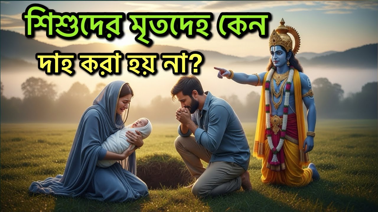 শিশুদের মৃতদেহ কেন দাহ করা হয় না? সনাতন ধর্মের রহস্য?