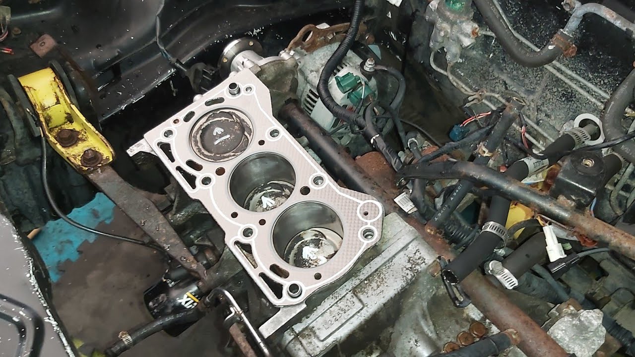 1991 Chevy Sprint engine Rebuild without pulling the motor.