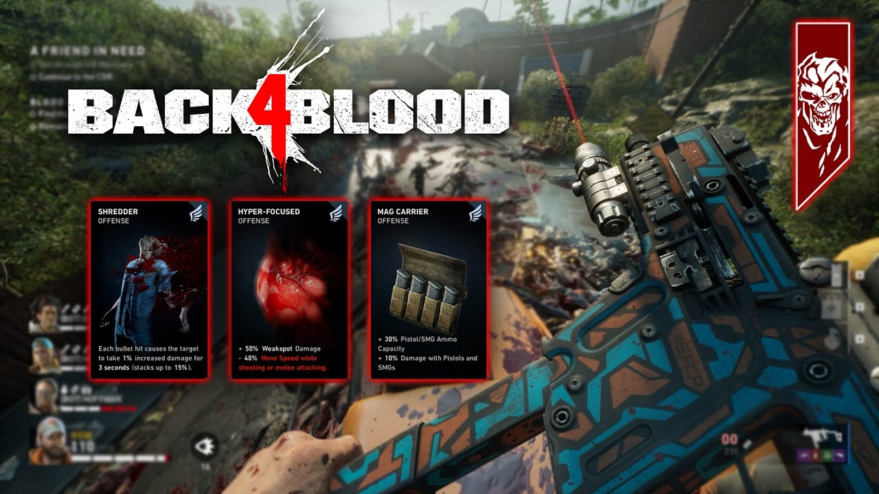 Best SMG DPS Deck Build In Back 4 Blood (Nightmare)! 💀