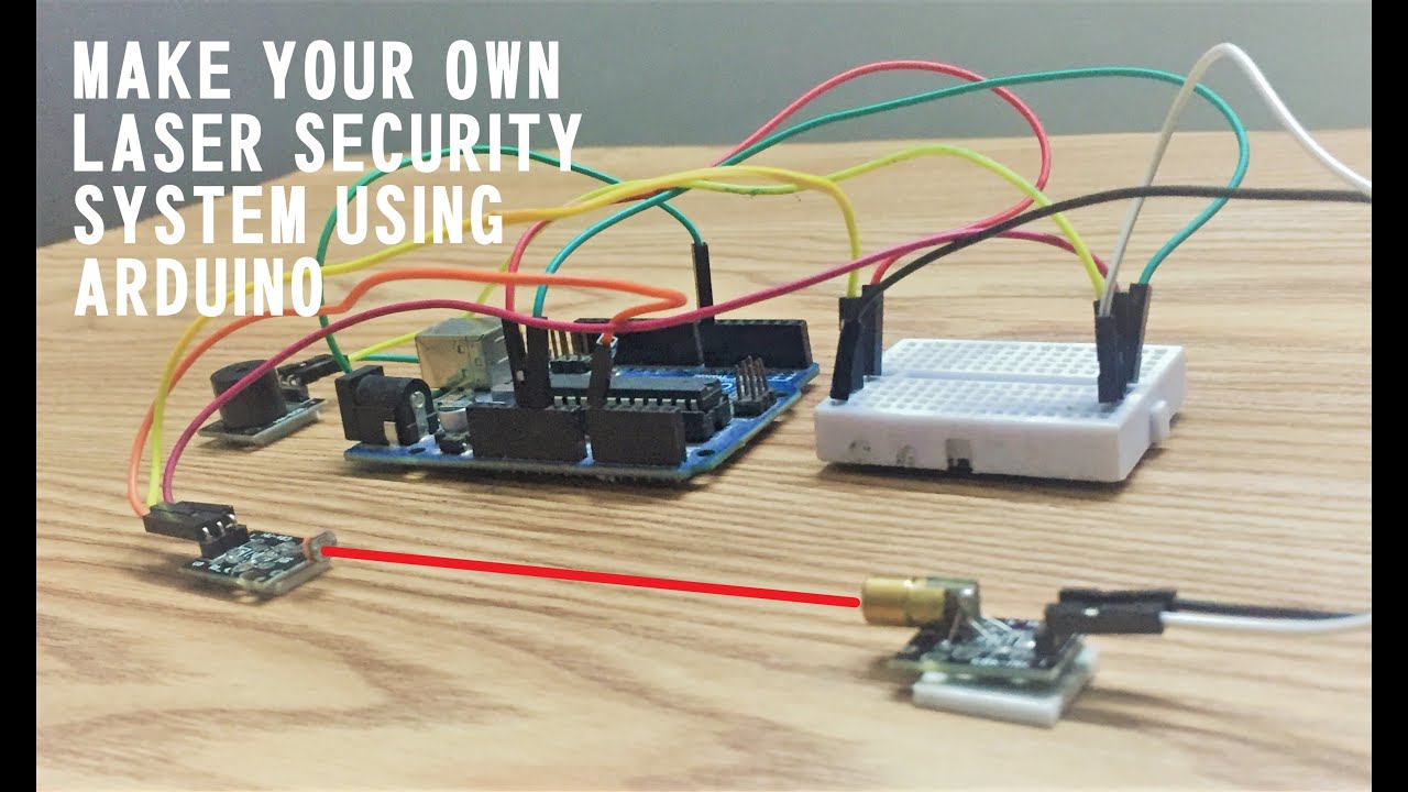Laser Security System using Arduino | The Mechanic | Arduino Projects