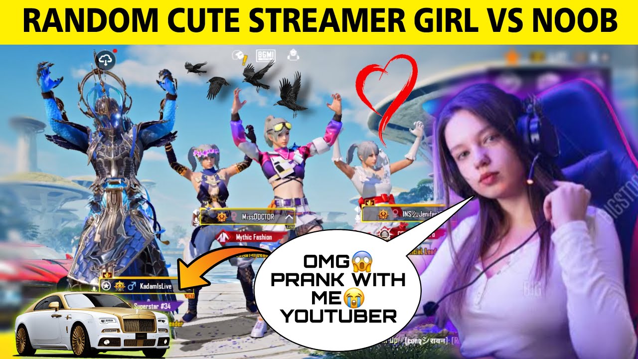 Random 3 Girl's with X-Suit In My Lobby And Trolled 50RP MAX & MYTHIC OUTFITS 90/70 uc can $10 bgmi