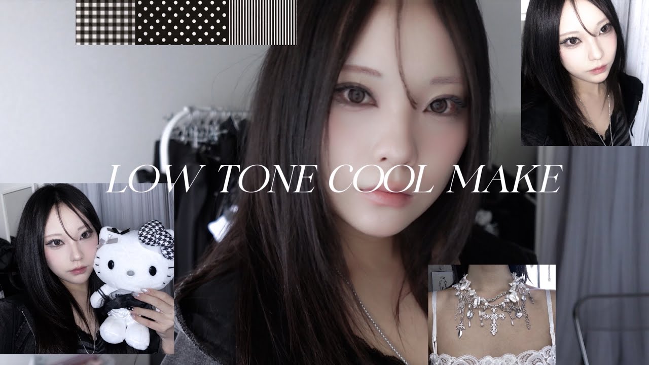 【🤍⟡.·】 𝓜𝓸𝓸𝓭 な黒猫メイク....🐈‍⬛ 最近の使用コスメも見せちゃうよ〜　| makeup | smooky make | 韓国コスメ