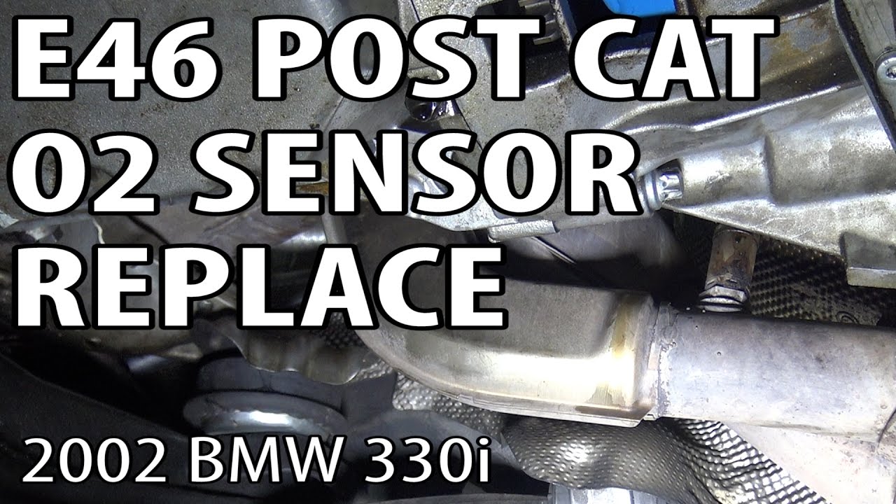 E46 Post Cat Oxygen Sensor Replacement DIY #m54rebuild 3
