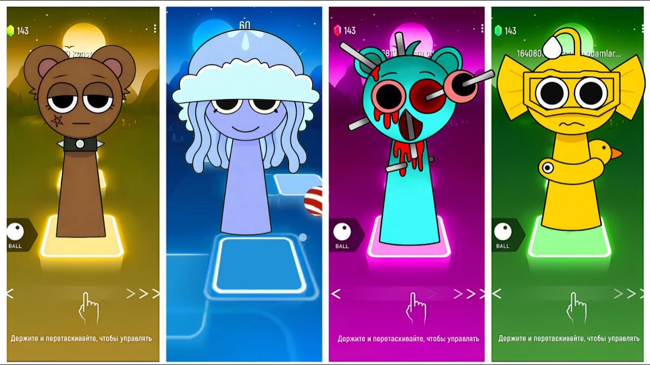 I Played Sprunki Song in Tiles Hop… THIS HAPPENED! 😳🔥