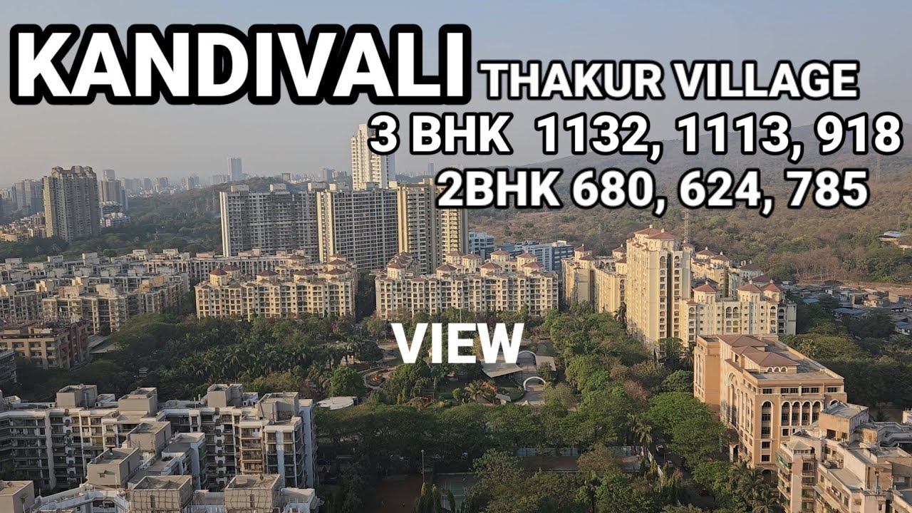 NEAR BY POSSESSION | KANDIVALI THAKUR VILLAGE | 36 STORY TOWER | HIGHER FLOOR FLAT AVAILABLE