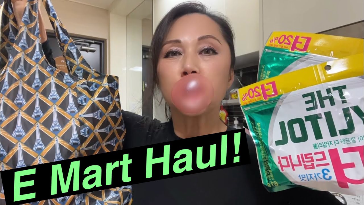 E-MART  KOREA SHOPPING HAUL 🇰🇷  GUM VIDEO : RAMBLING ABOUT WHAT TO EXPECT WHEN VISITING KOREA!