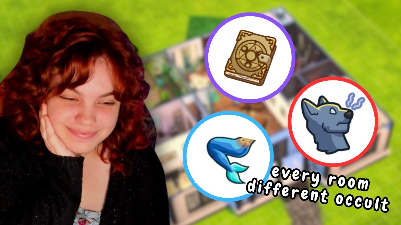 the sims 4 but every room is a DIFFERENT OCCULT