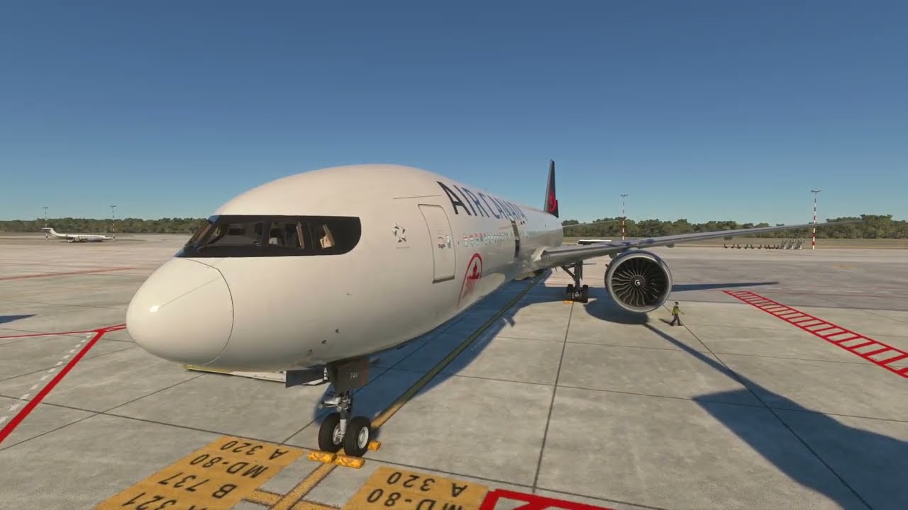 Microsoft Flight Simulator| Xbox X | Air Canada Boeing 777-300ER PMDG| Full flight Bari to Las Vegas