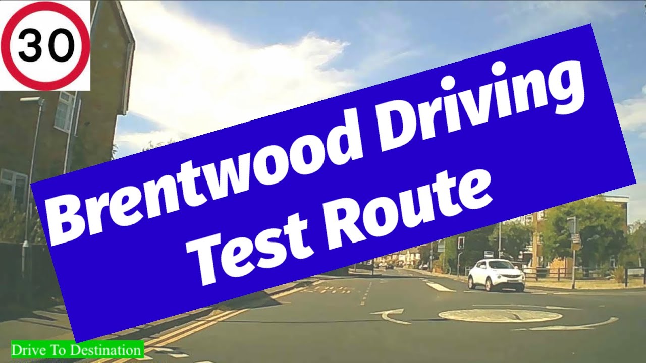 Brentwood driving test Route #11 #brentwood, #drivingtestuk