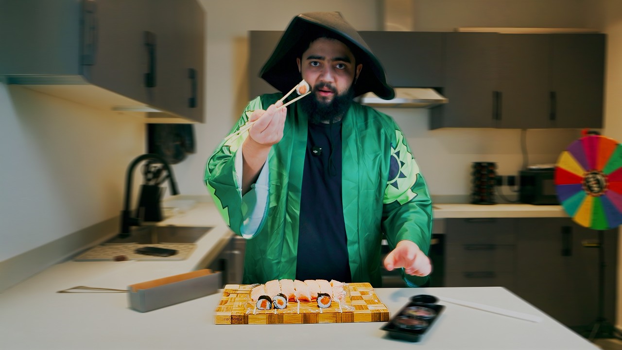 أول مرة نطبخ السوشي الياباني 🍣🔥