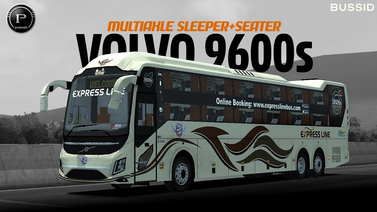 Released: First ever Volvo 9600s Sleeper+Seater for BUSSID. Download now. CRS Garage.
