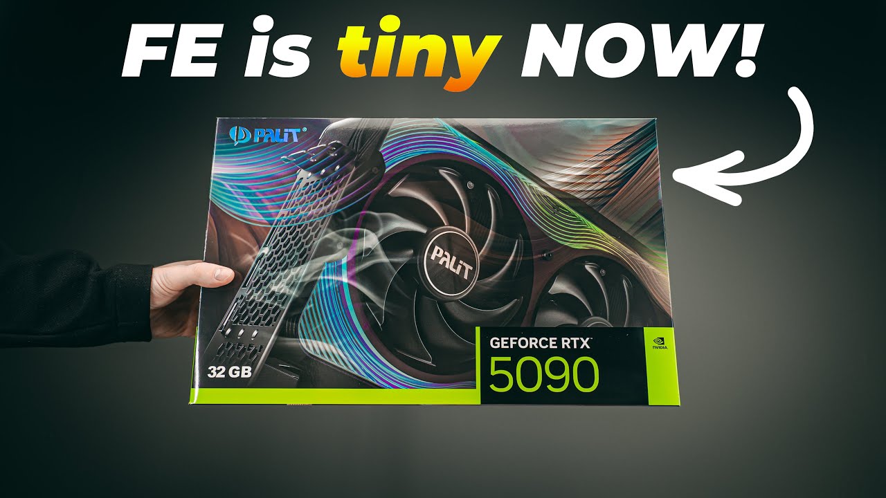 Palit RTX 5090 Gamerock vs NVIDIA Founders Edition Design - It's HUGE!
