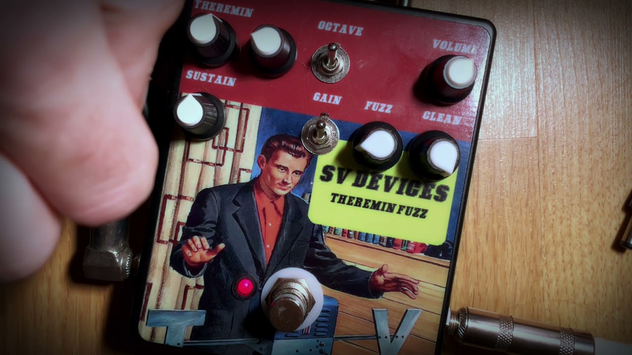 SV Devices - Theremin Fuzz (guitar pedal demo)