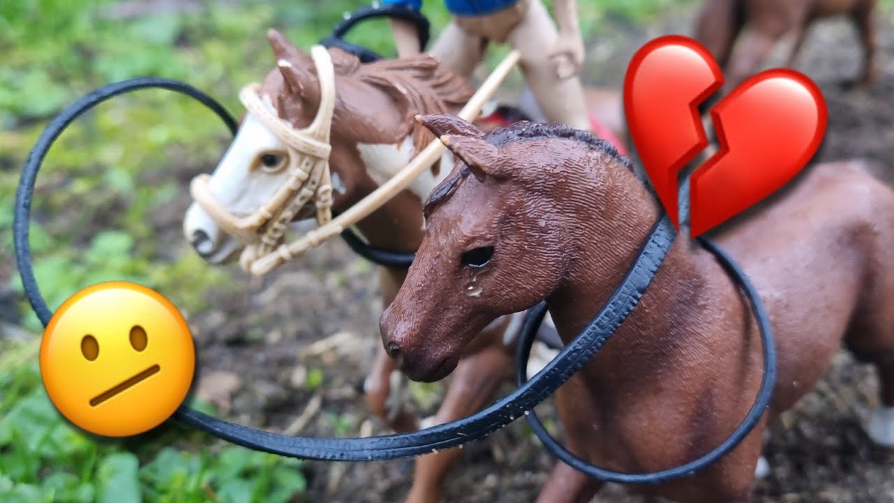 Die traurige Geschichte von 2 Pferden namens Charlie und Mickey 💔| Schleich Kurzfilm