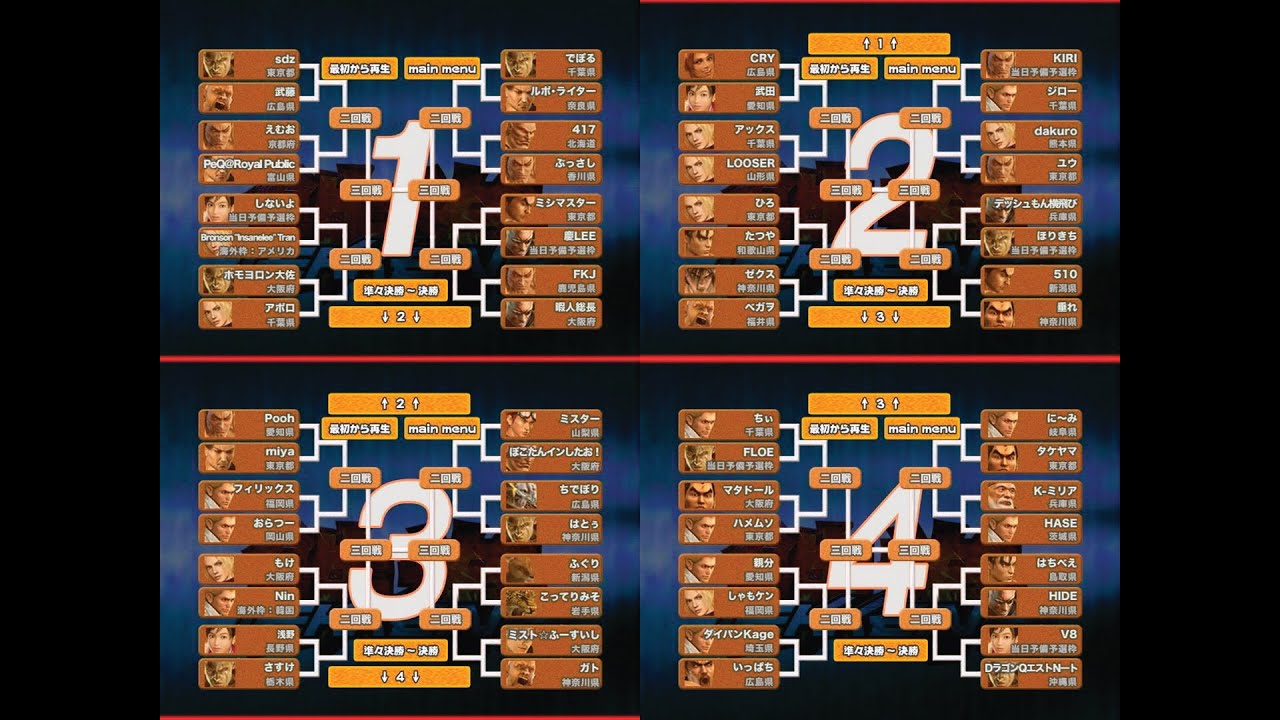 闘劇 Tougeki '05 - Super Battle DVD Vol 2: Tekken 5 Top 64 to 8