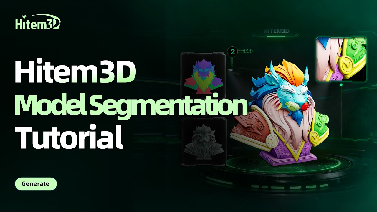 🔥Hitem3D Model Segmentation Tutorial is here!