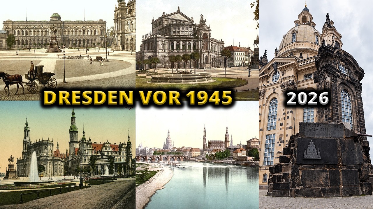 Dresden vor 1945: Elbflorenz — warum wurde das NIEMALS wiederaufgebaut?