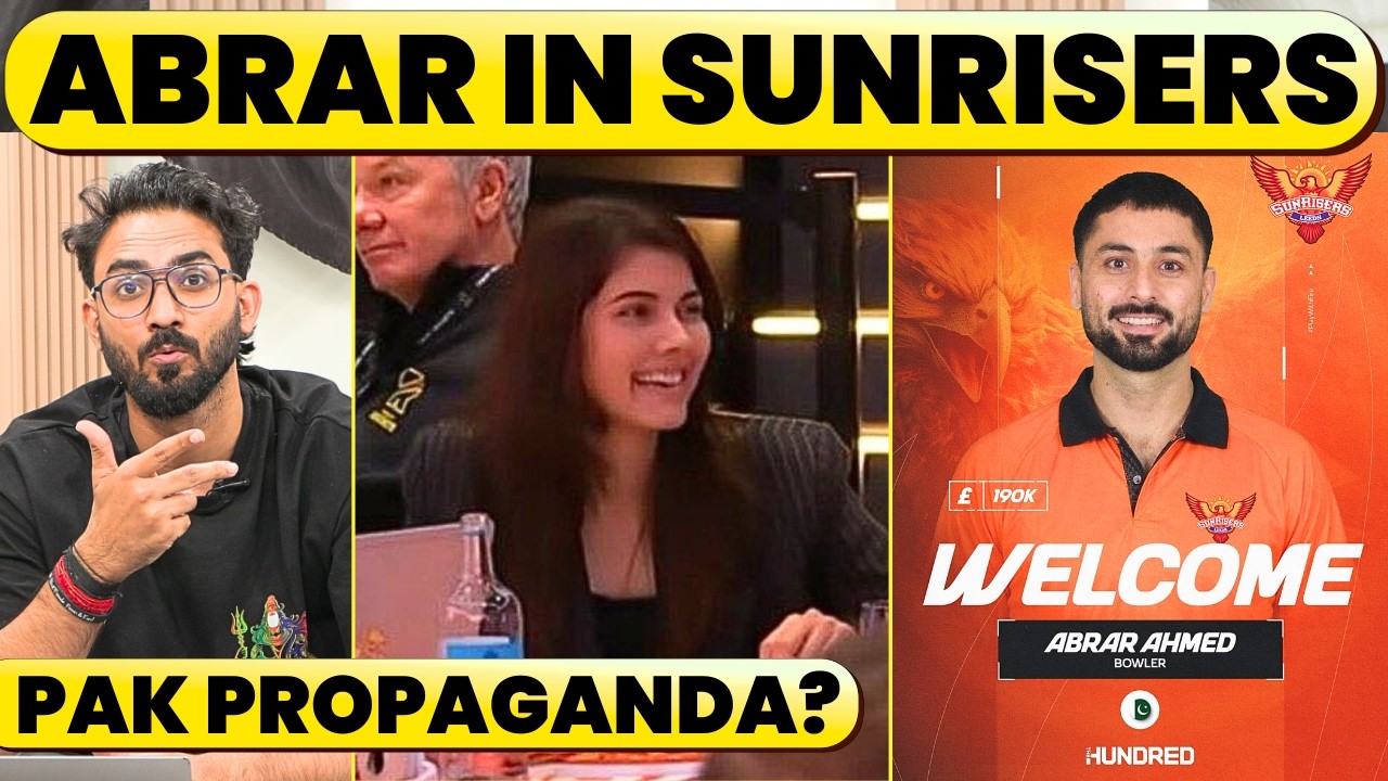 🔴PAKISTAN PLAYERS IN HUNDRED, BOYCOTT PROPAGANDA EXPOSED. SUNRISERS PICK ABRAR. AUCTION DETAILS