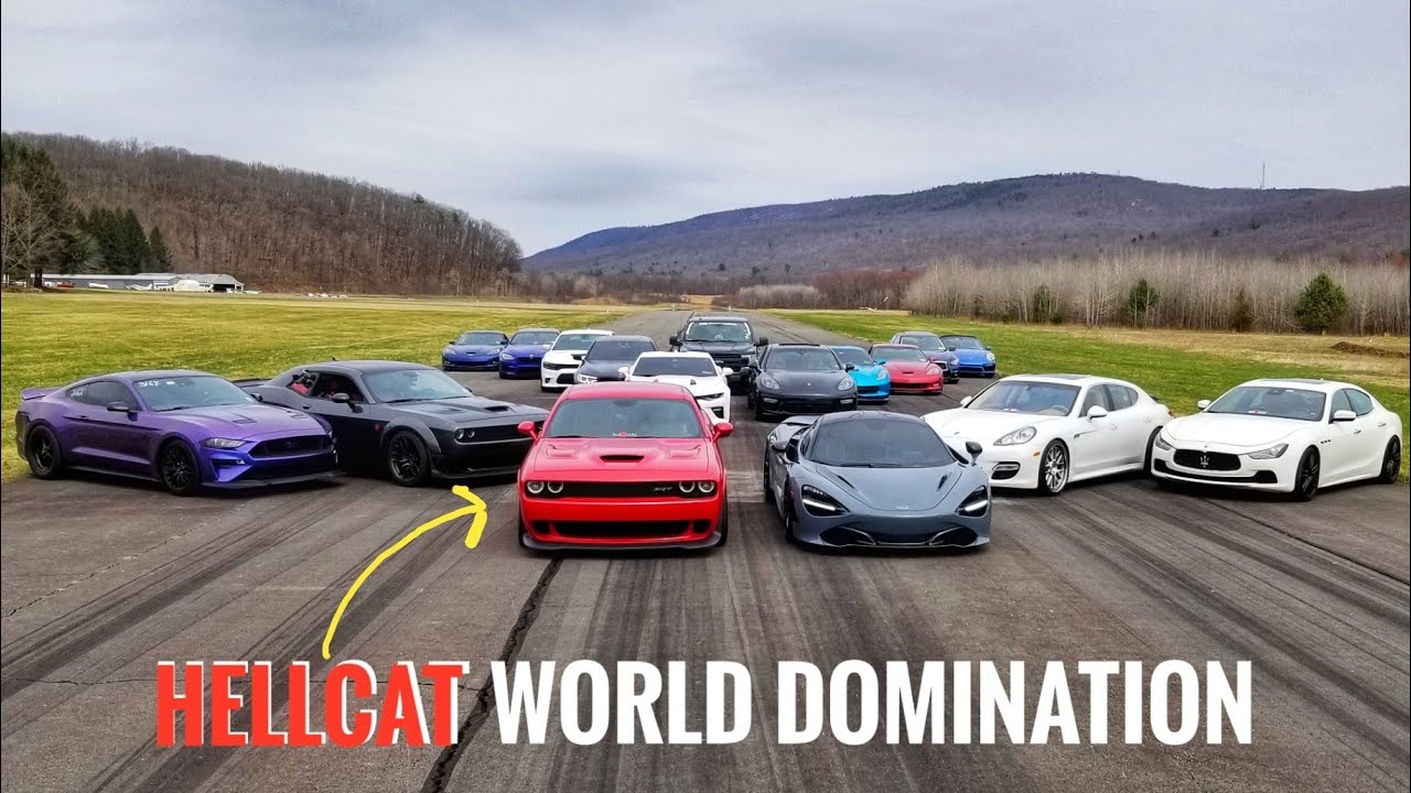Hellcat vs The World : This Proves Hellcats are Fast