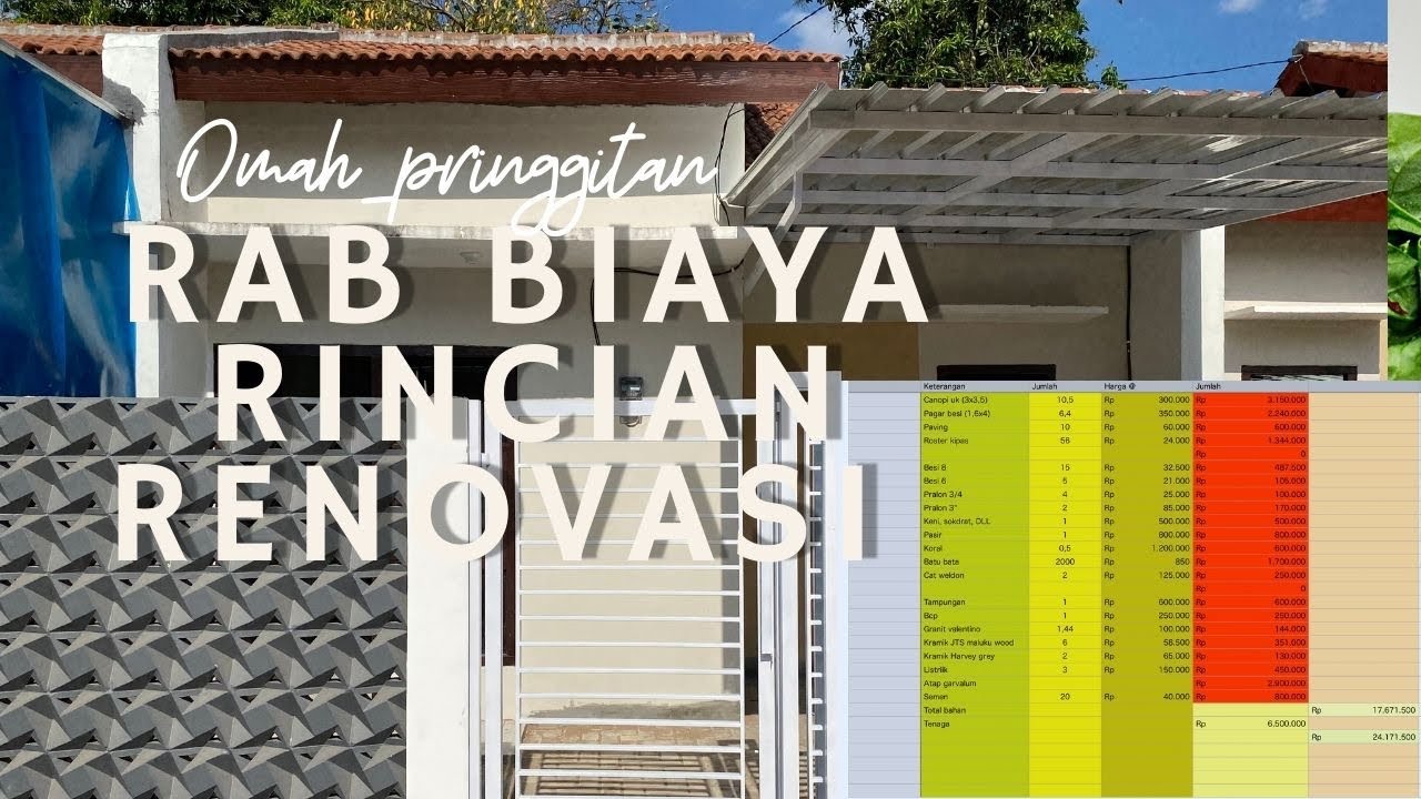 Renovasi rumah subsidi murah‼️ tp udah dapat fasilitas lengkap❗️☕️
