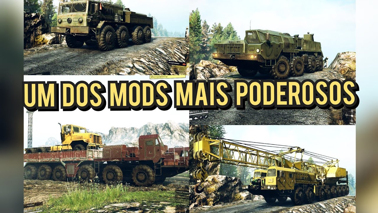O Mod Russo mais completo no Snowrunner. Mod: DLC_Zikz.